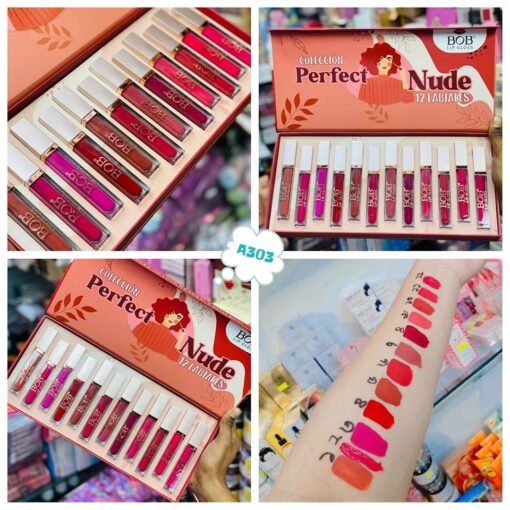 Bob perfect Nude 12pcs lipstick set