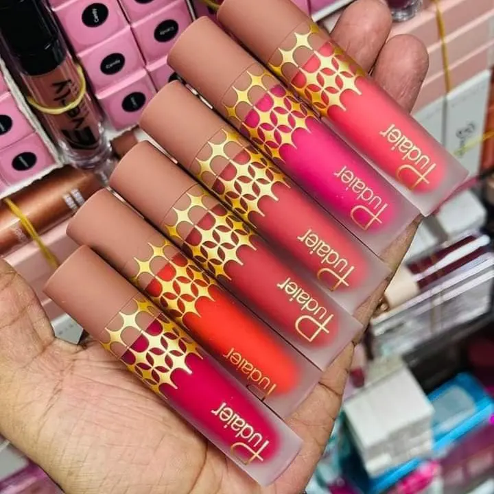 Pudaier 6pcs Liquid Lipstick Anti Gravity