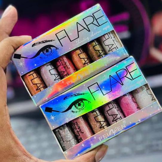 Flare Glitter Eyeliner 6pcs set