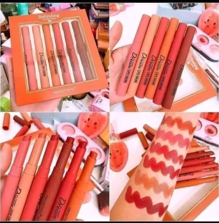 Heng Fang Refreshing 6pcs Lipstick Set